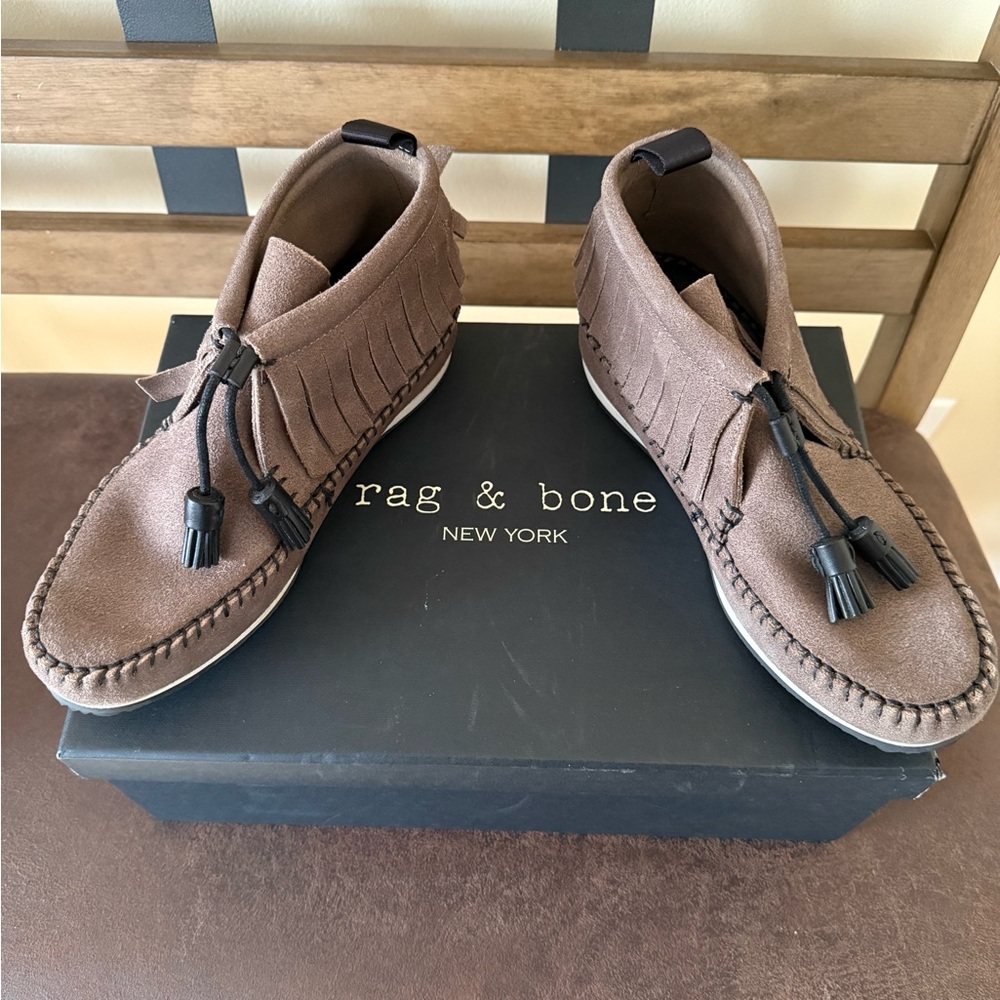 Rag & Bone Women Brown Suede Shoes